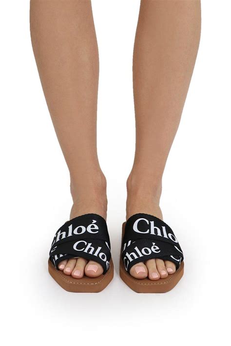 black chloe woody sandals|chloe woody sandals sale.